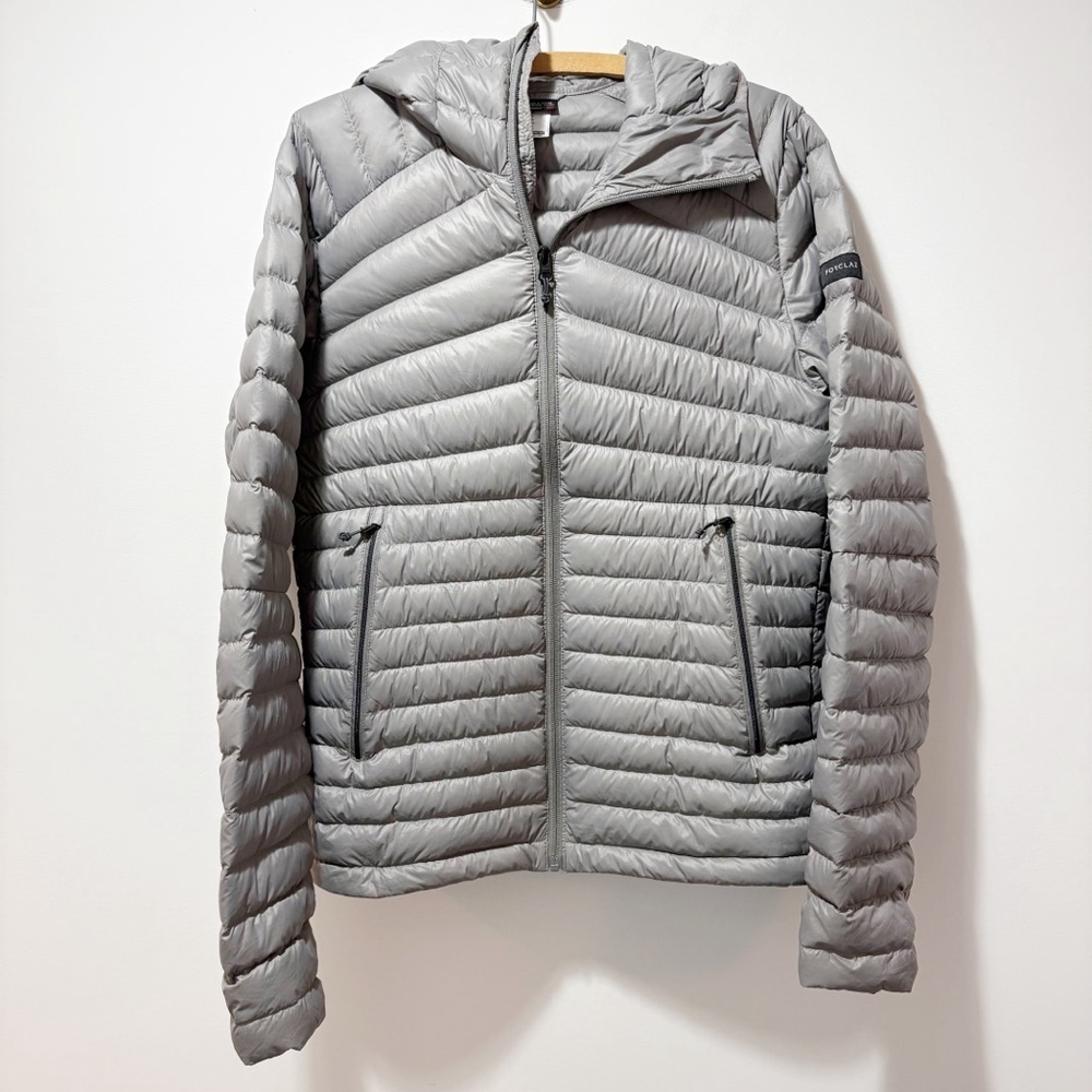 Decathlon Forclaz Down Trek 500 Jacket Size Small Gray Ultralight Hiking Outdoor